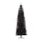 7.5ft. Unlit Black Tinsel Artificial Christmas Tree